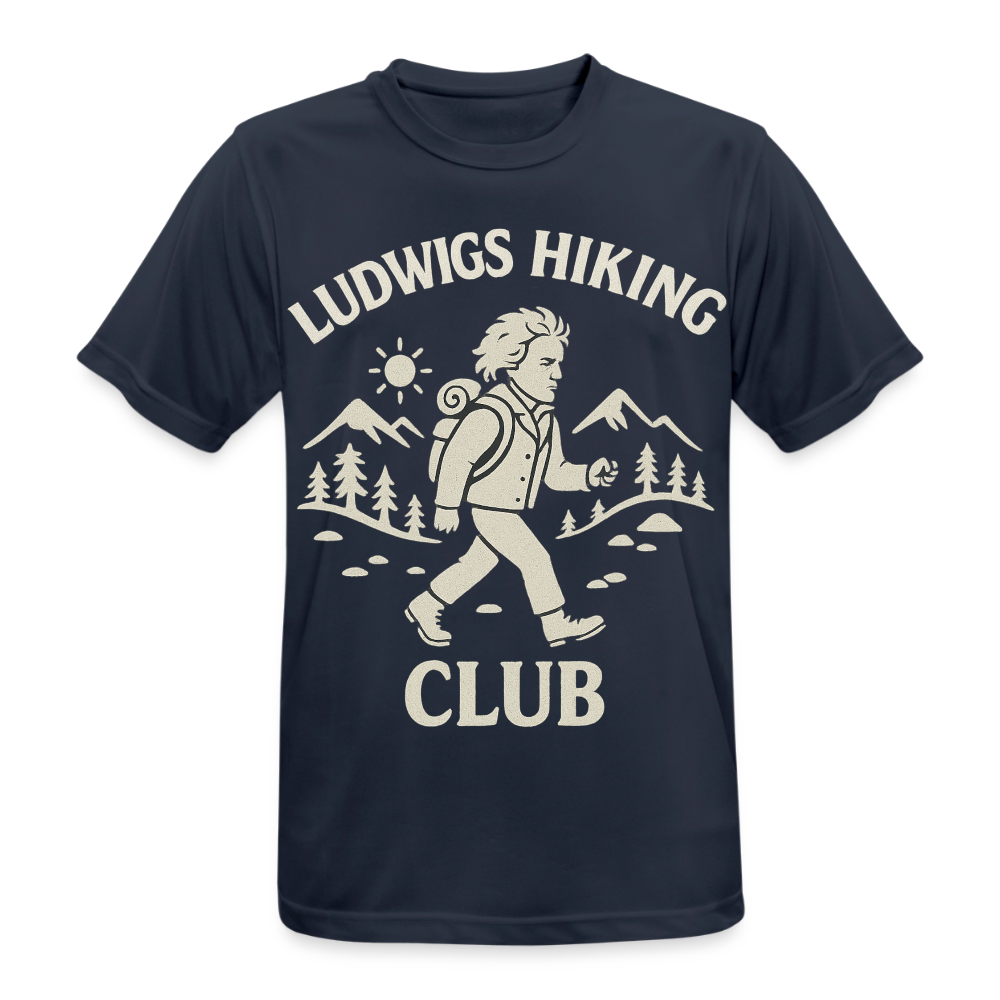 Ludwigs Hiking Club - Sport Shirt - Herren - dark navy