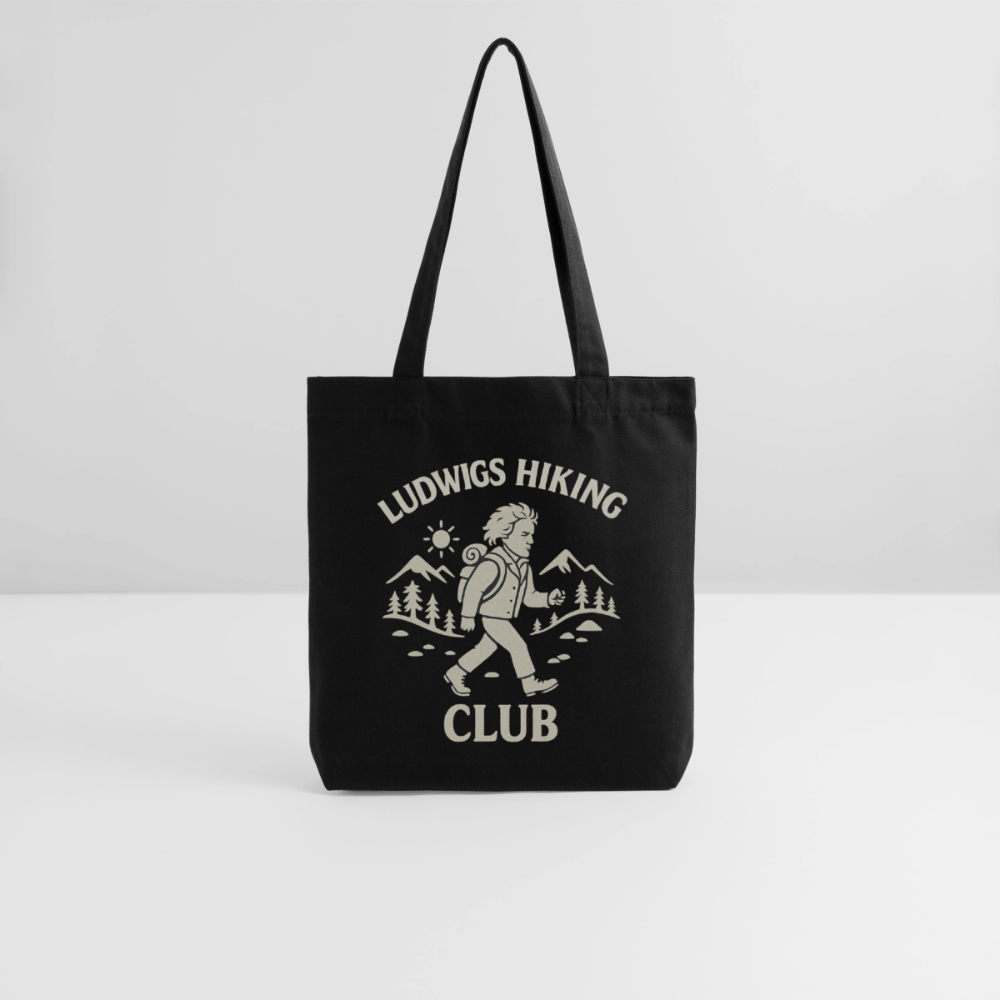 Ludwigs Hiking Club - Schwere Tote Bag - black