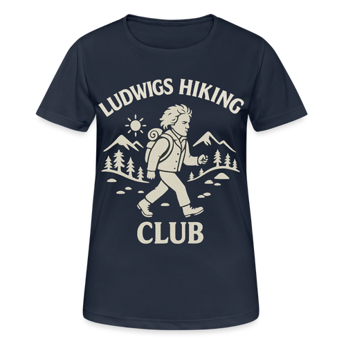 Ludwigs Hiking Club - Sport Shirt - Damen - dark navy