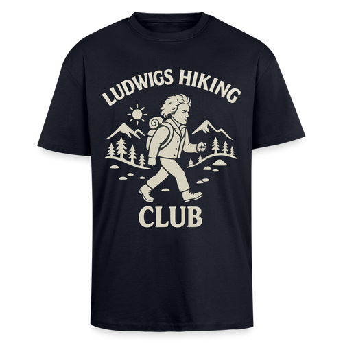 Ludwigs Hiking Club - Oversized T-Shirt - french navy