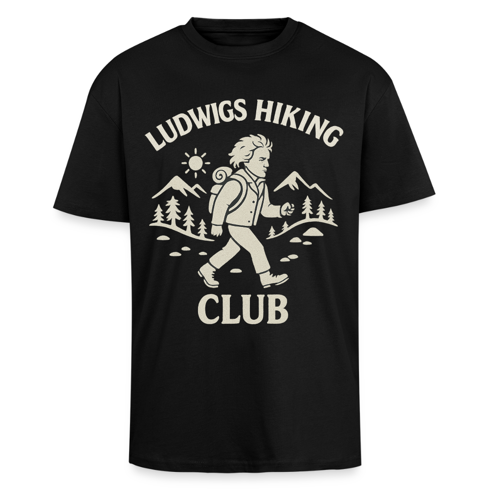 Ludwigs Hiking Club - Oversized T-Shirt - black