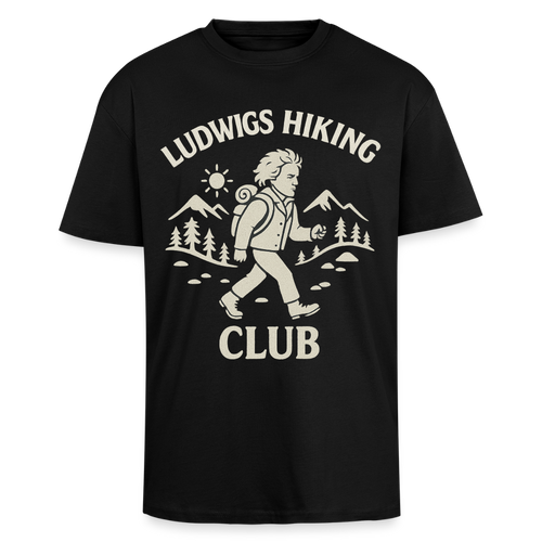 Ludwigs Hiking Club - Oversized T-Shirt - black