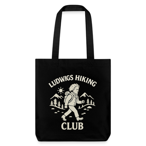 Ludwigs Hiking Club - Schwere Tote Bag - black